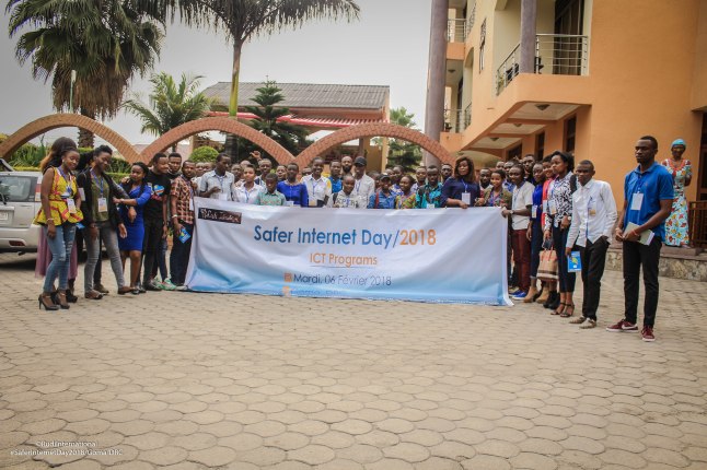 Des jeunes congolais à la #SaferInternetDay2018 à #Goma #RDC
